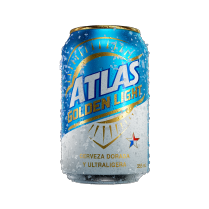 Cerveza Atlas Golden Light Lata 355ML cerveceria nacional panama